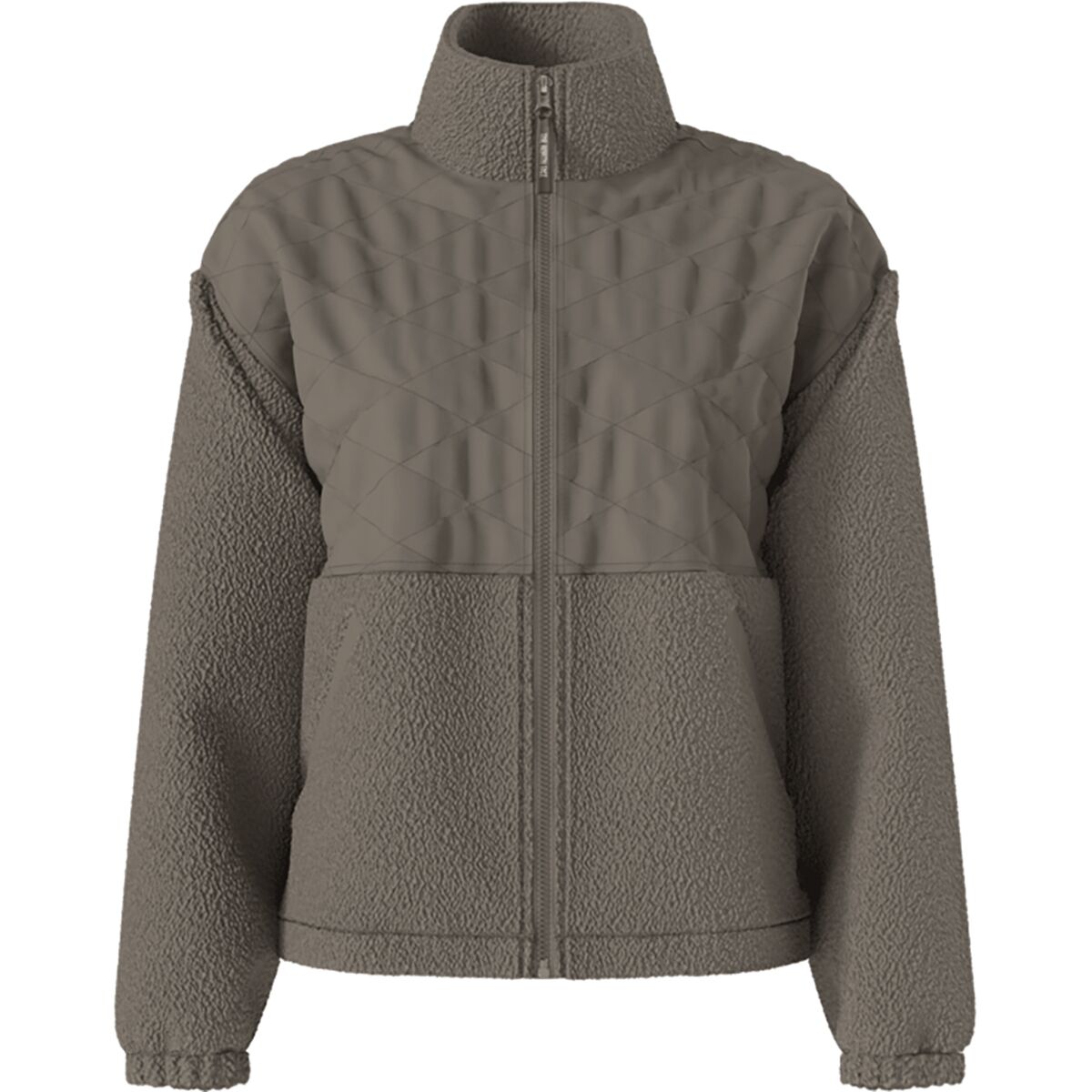 Image of The North Face Cabin Fleece Full-Zip Jacket - Women's Mocha Brown, XL