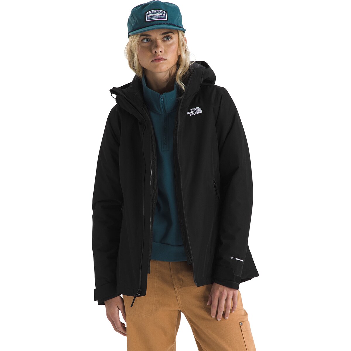 The North Face Carto Mono Triclimate Hooded Jacket - Women's TNF Black, M