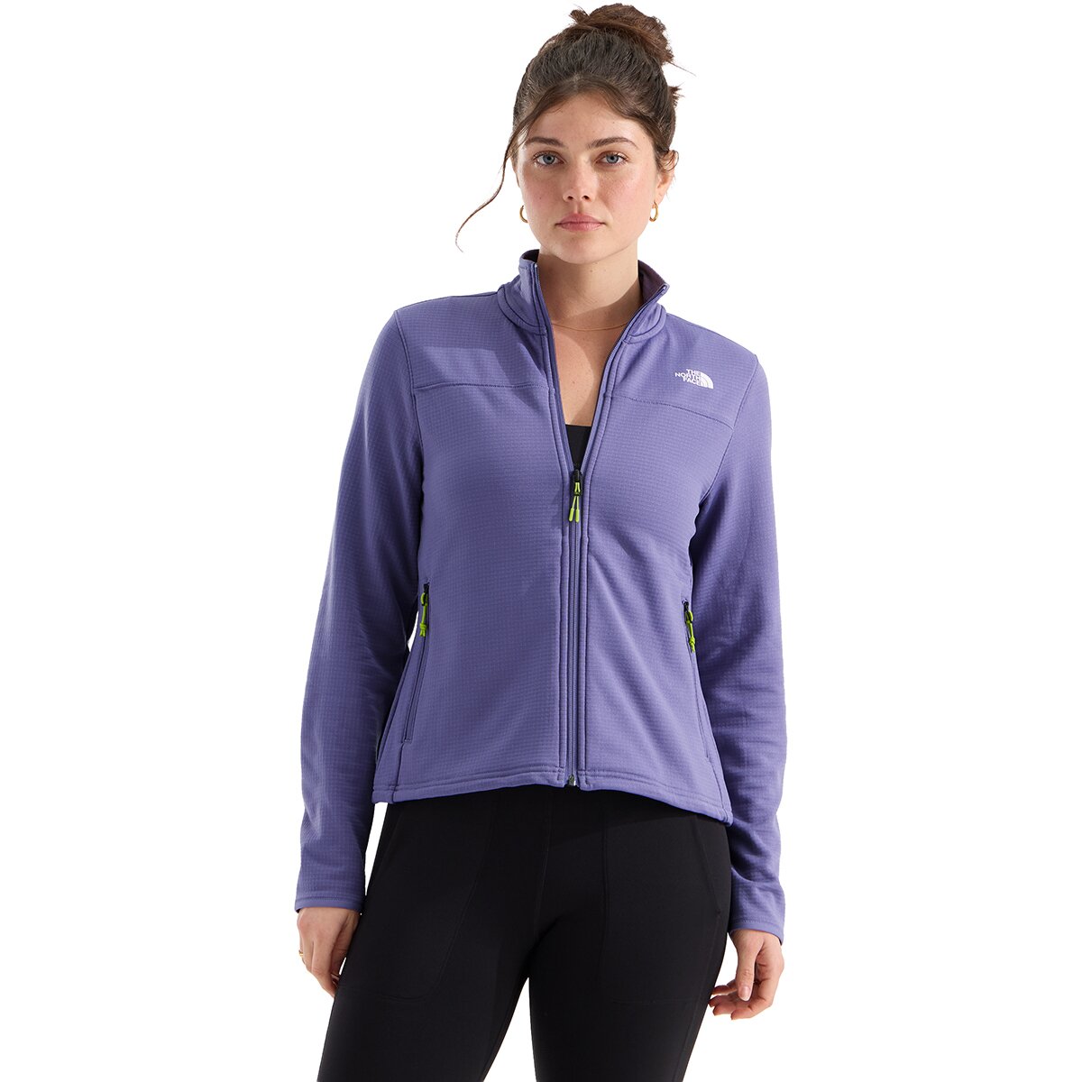 Image of The North Face Cedar Trail Grid Fleece Jacket - Women's Grounded Plum, XS