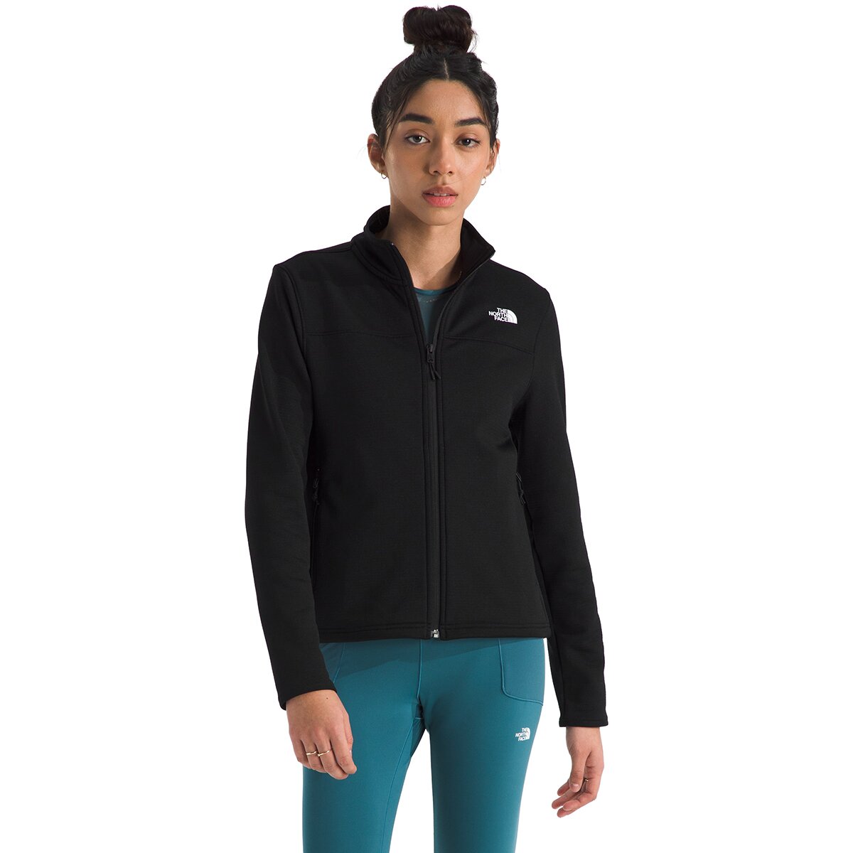 Image of The North Face Cedar Trail Grid Fleece Jacket - Women's TNF Black, XS