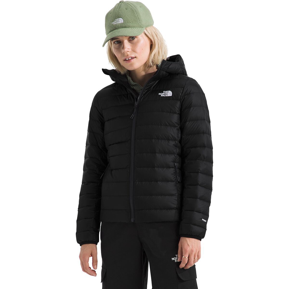 Image of The North Face Classic Down Hooded Jacket - Women's TNF Black, XL