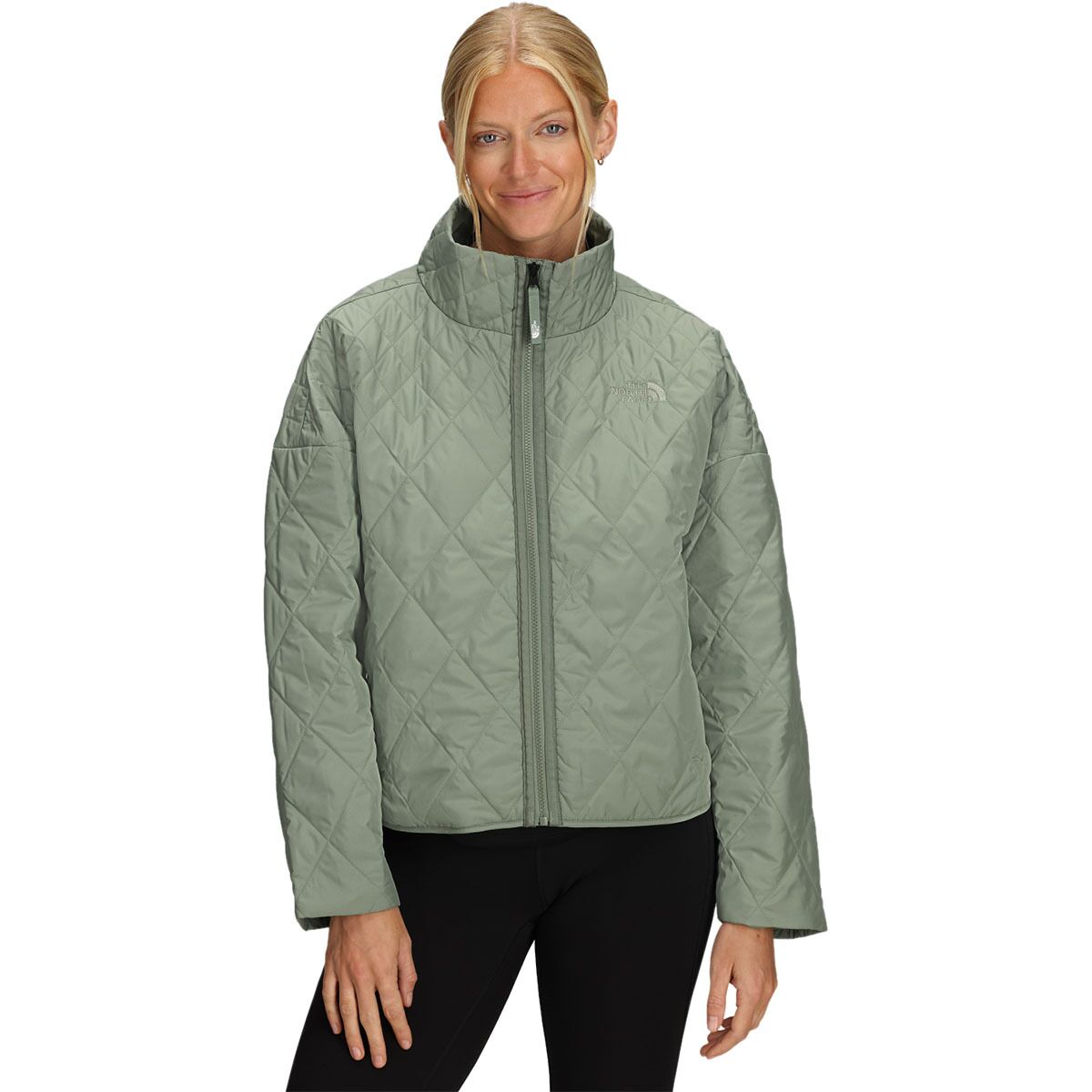Image of The North Face Diamond Peak Insulated Jacket - Women's Slate Moss, XL