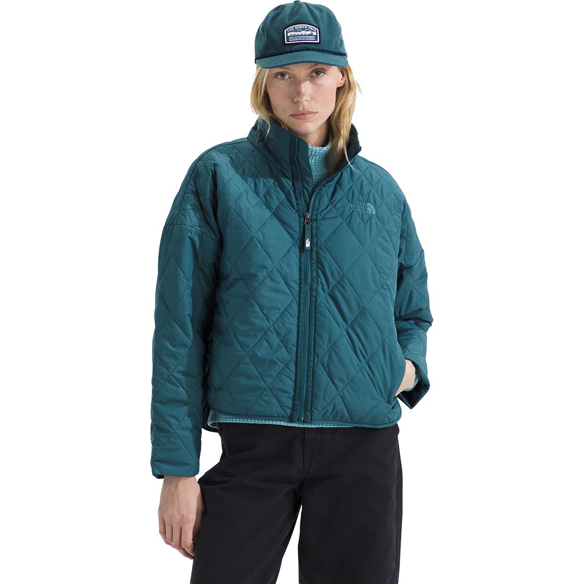 Image of The North Face Diamond Peak Insulated Jacket - Women's Space, XL