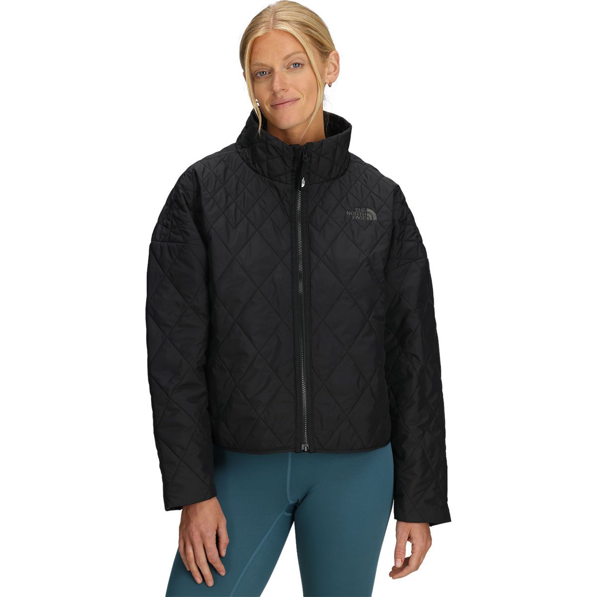 Image of The North Face Diamond Peak Insulated Jacket - Women's TNF Black, L