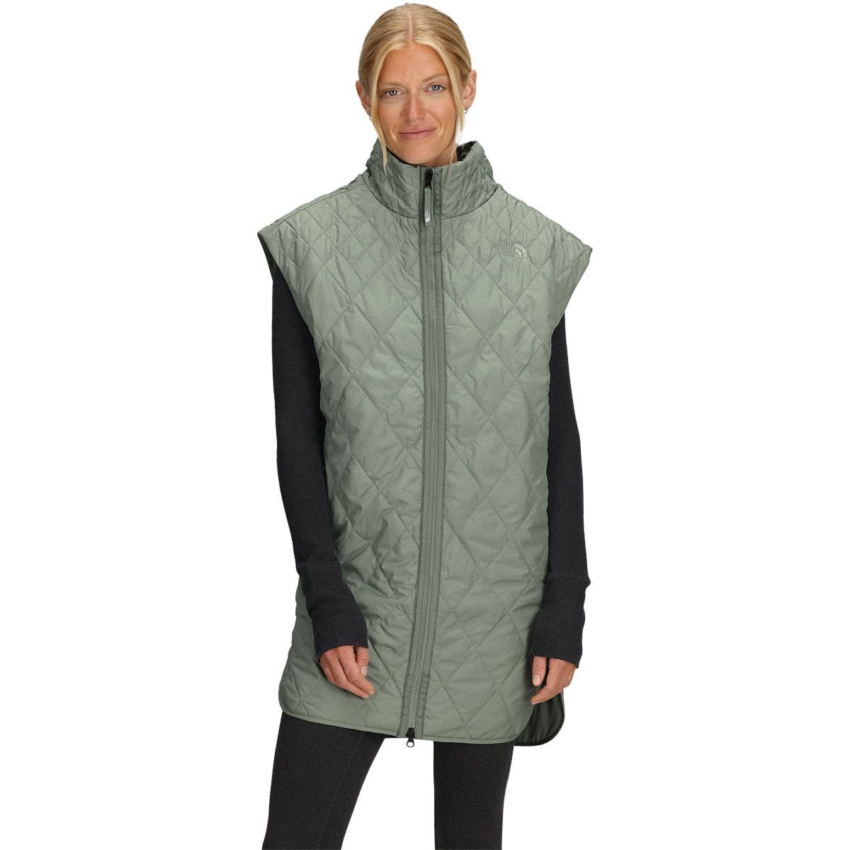 Image of The North Face Diamond Peak Insulated Vest - Women's Slate Moss, L