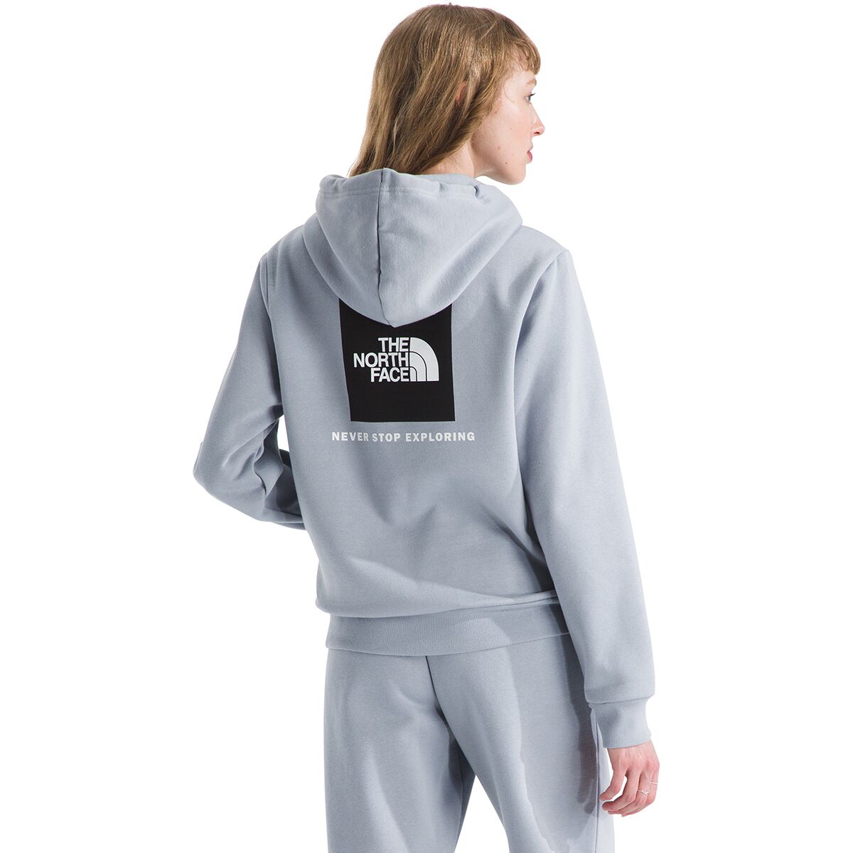 Image of The North Face Evolution Box NSE Hoodie - Women's Blue Flax, S