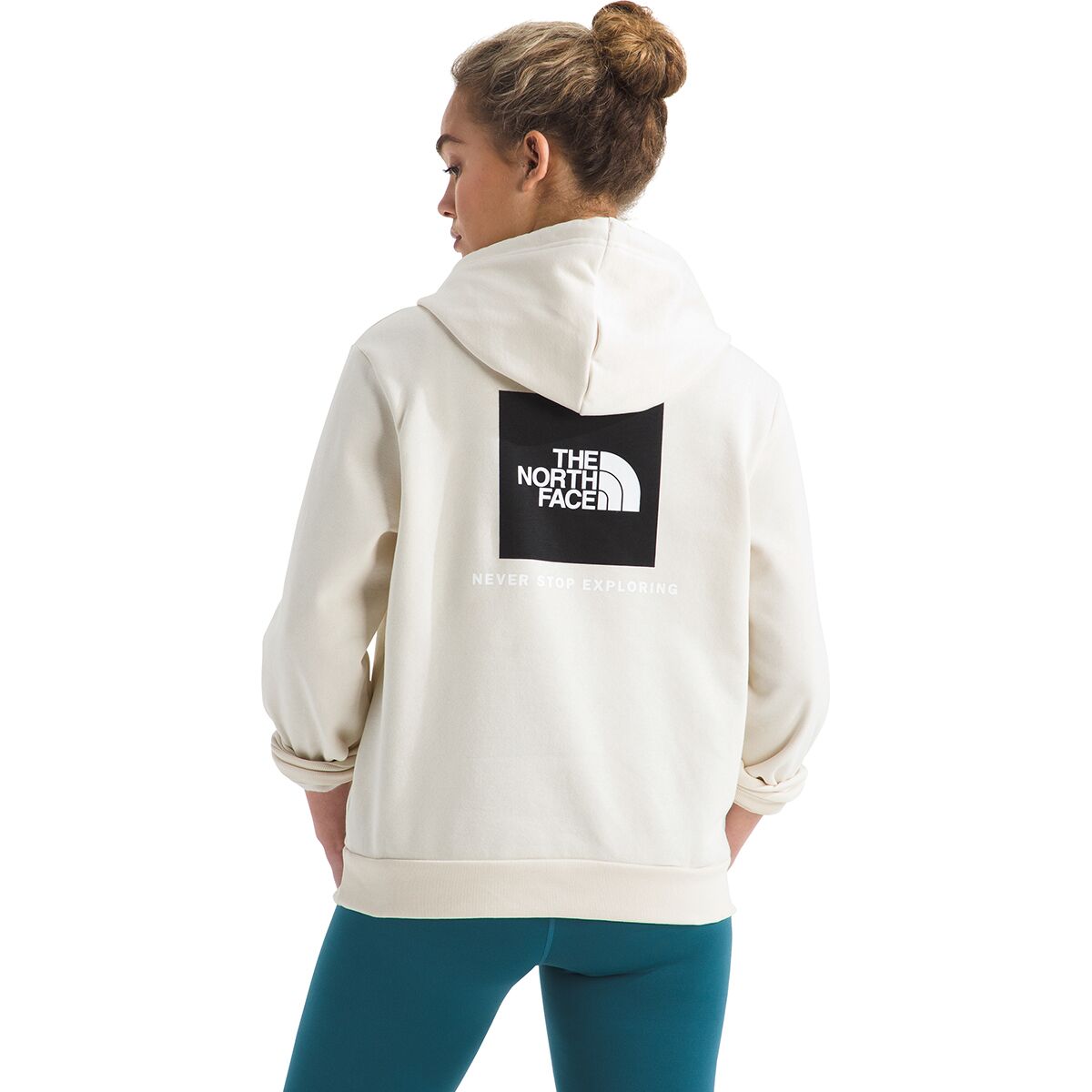Image of The North Face Evolution Box NSE Hoodie - Women's White Dune, XL