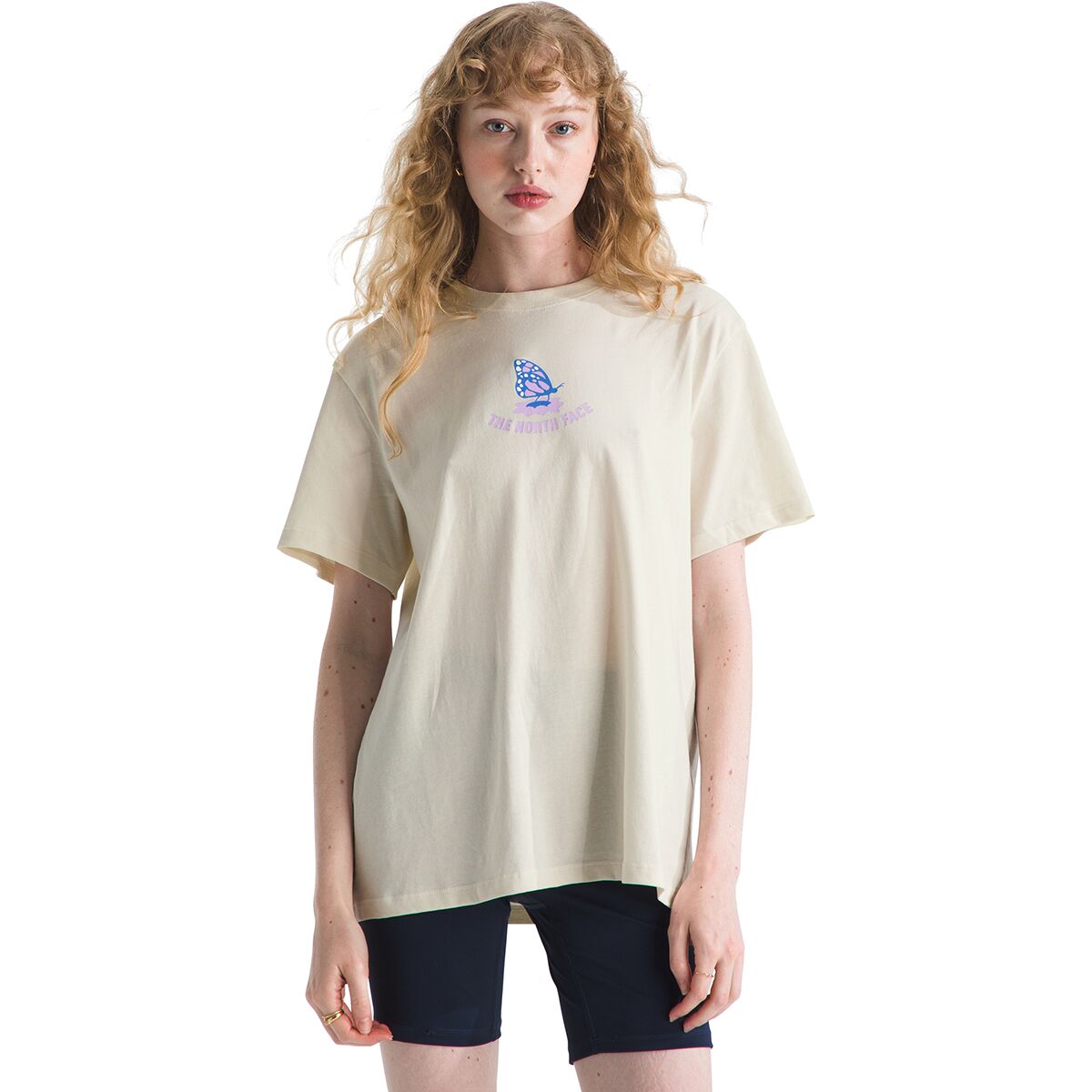 The North Face The North Face Evolution Butterfly Short-Sleeve Graphic T-Shirt - Women's White Dune, XL