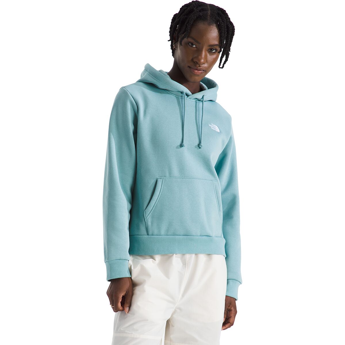 Image of The North Face Evolution Embroidered Hoodie - Women's Blue Eclipse, L