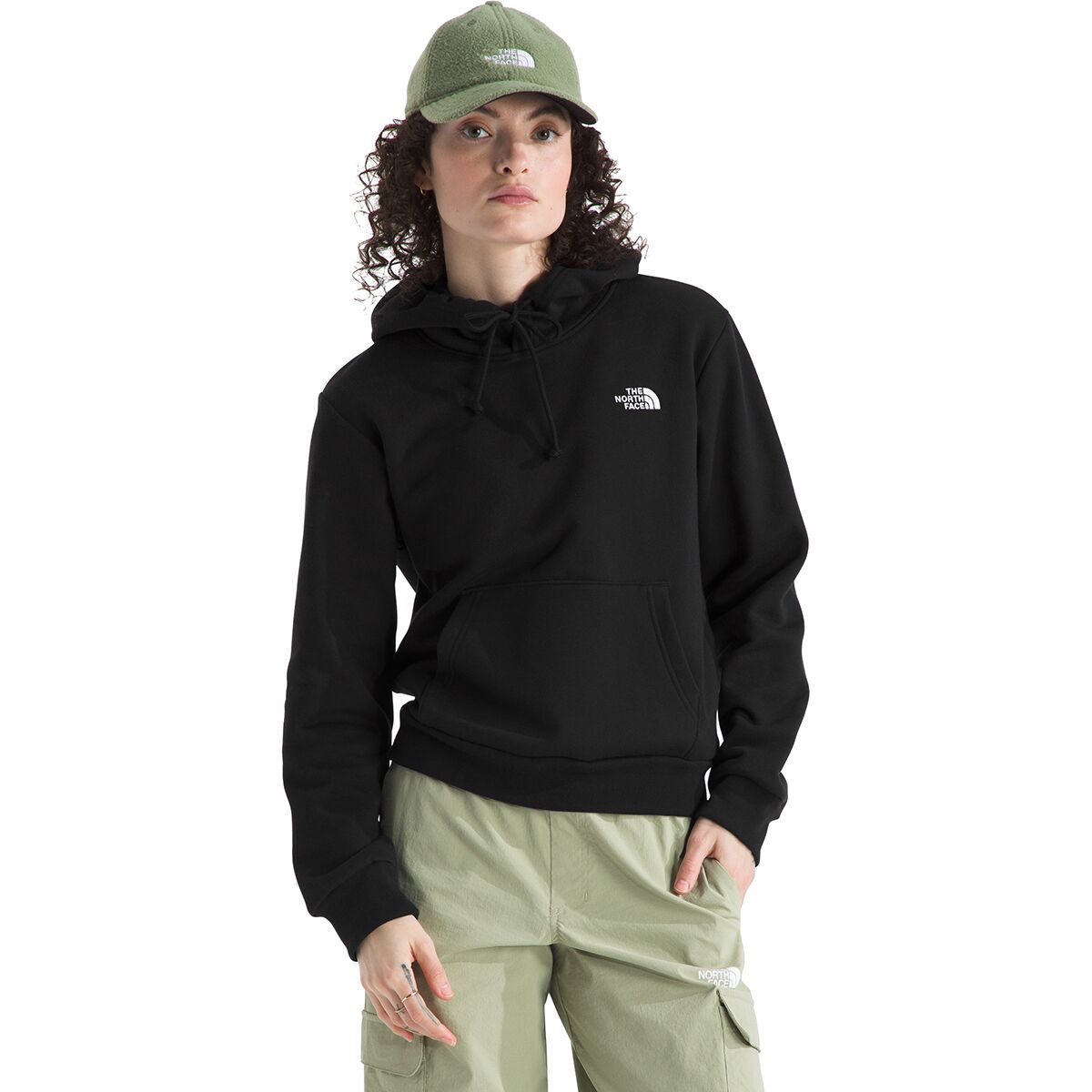 Image of The North Face Evolution Embroidered Hoodie - Women's TNF Black, S