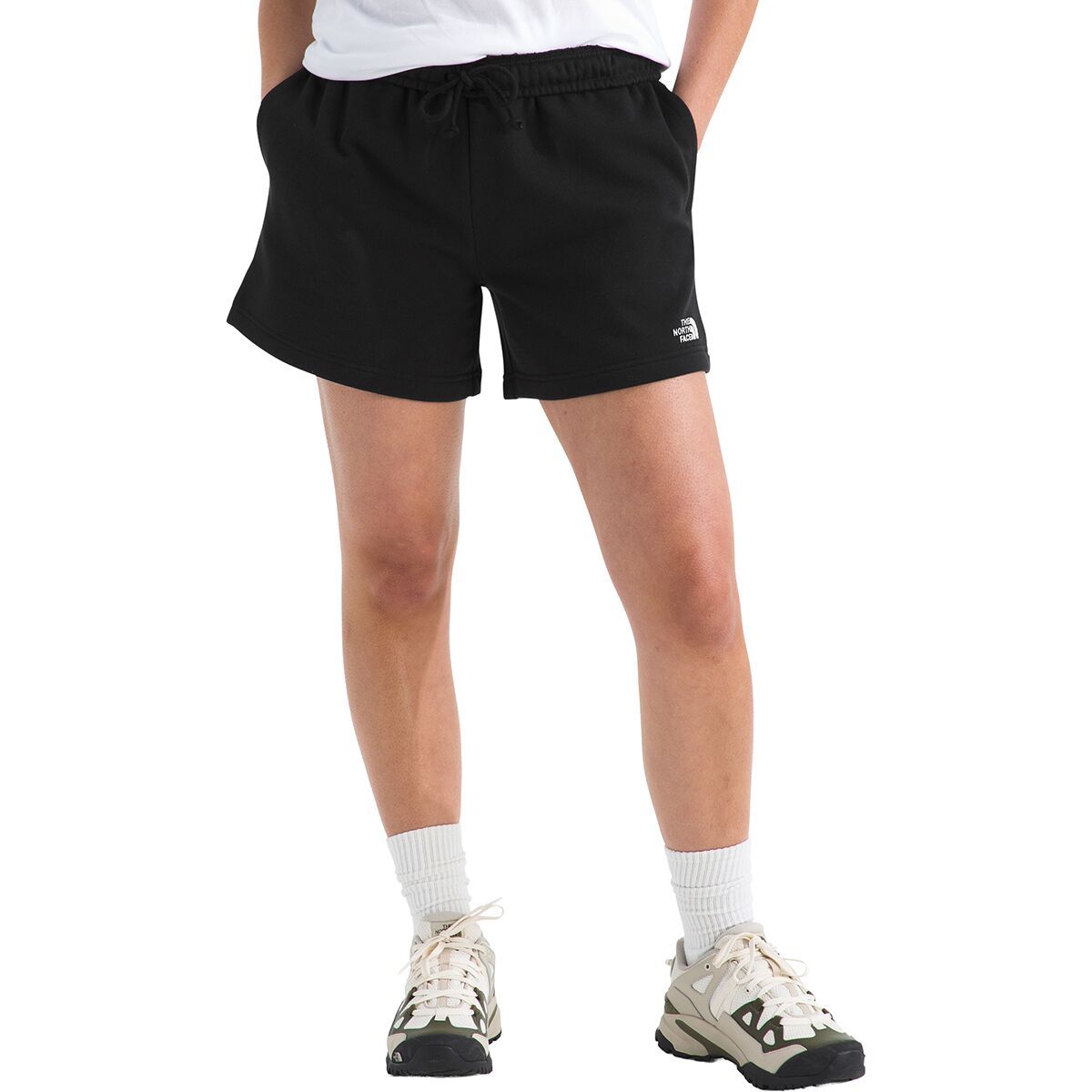 Image of The North Face Evolution Embroidered Short - Women's TNF Black, L/Reg