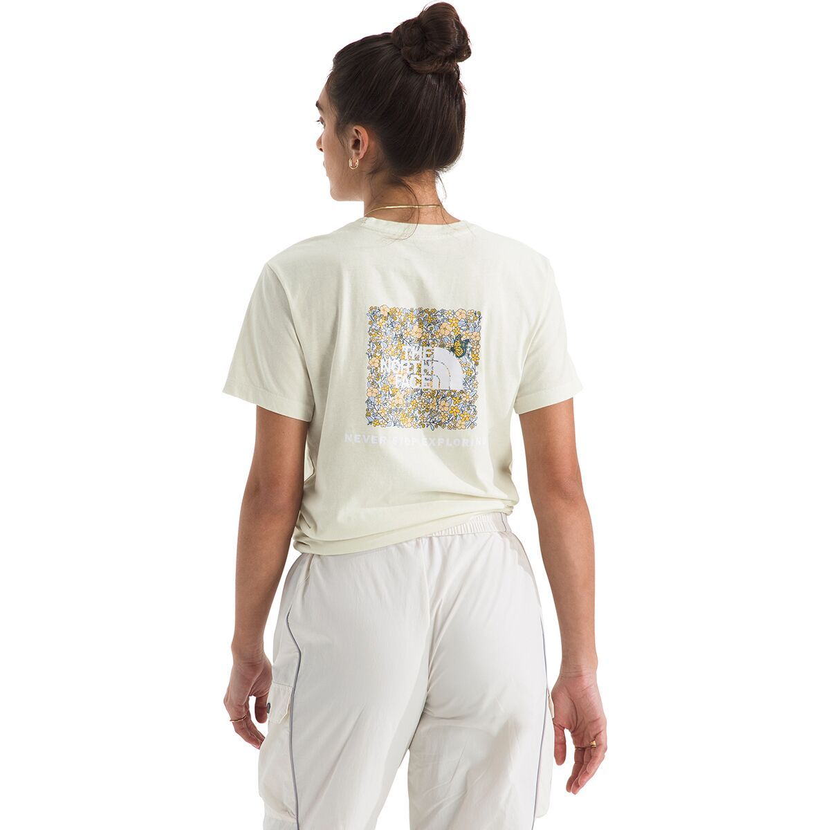 The North Face The North Face Evolution Floral Box NSE Short-Sleeve T-Shirt - Women's White Dune, L