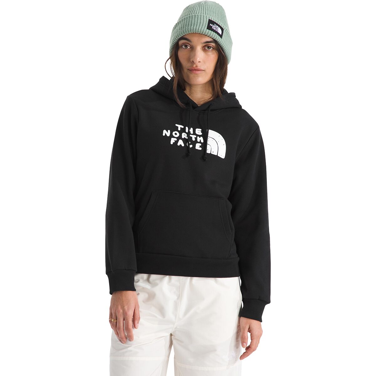 Image of The North Face Evolution Sketch Logo Half Dome Graphic Hoodie - Women's TNF Black, M