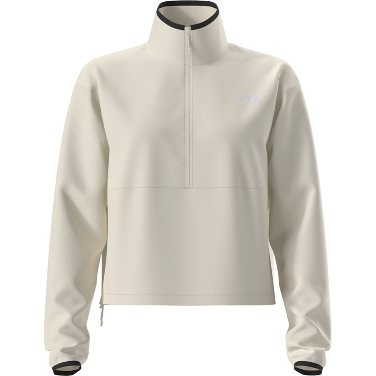The North Face Glacier Fleece 1/2-Zip Short Jacket - Women's White Dune, S