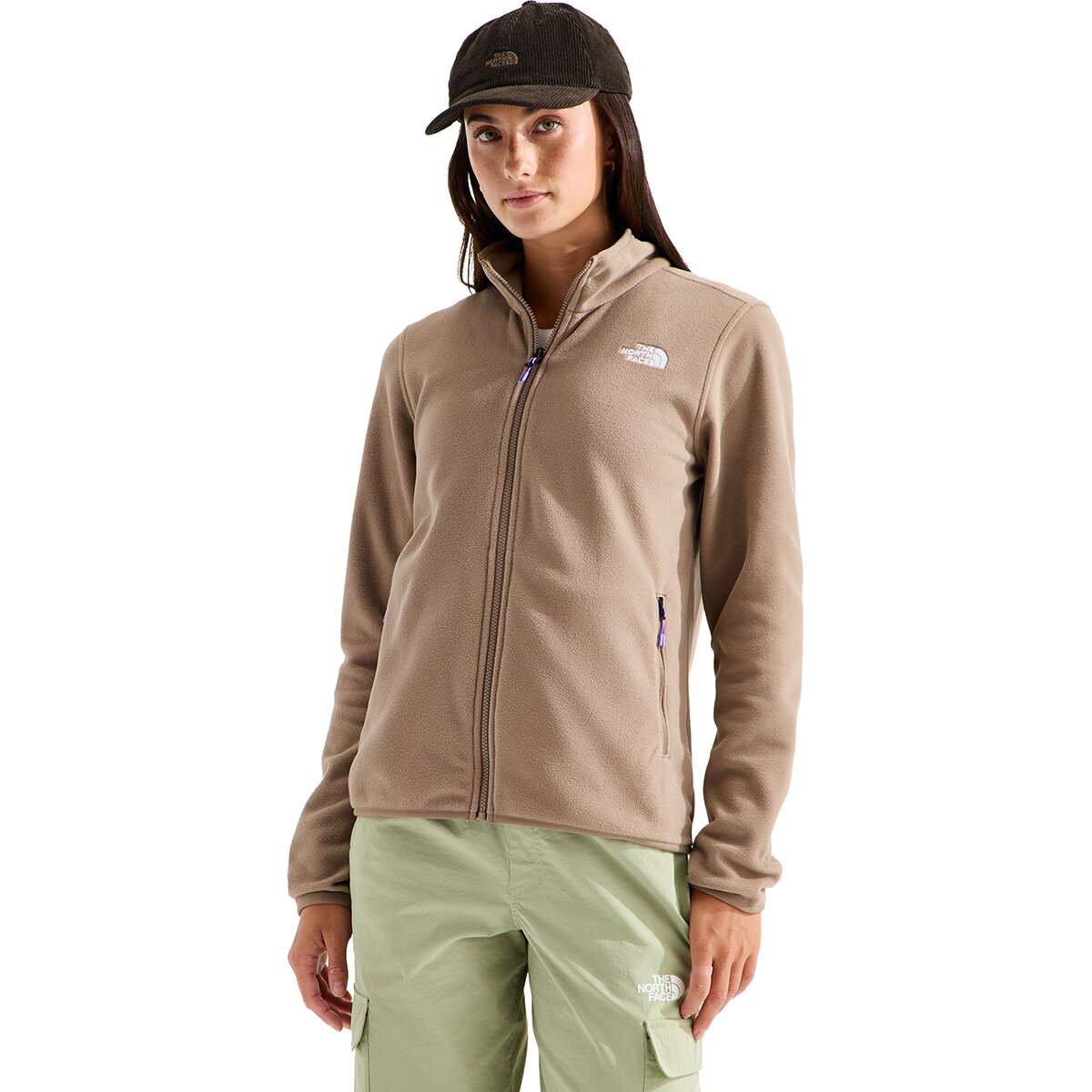 Image of The North Face Glacier Fleece Jacket - Women's Garnet, L