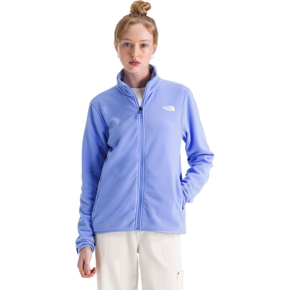 Image of The North Face Glacier Fleece Jacket - Women's Periwinkle Glow, L