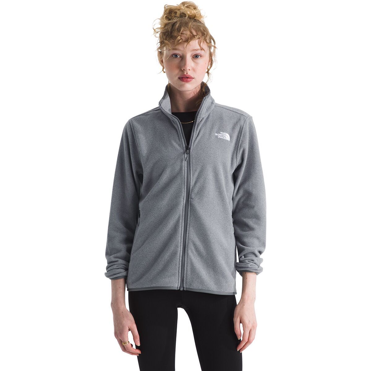 Image of The North Face Glacier Fleece Jacket - Women's TNF Mid Grey Heather, XL