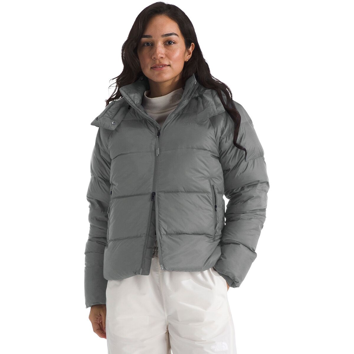 Image of The North Face Hydrenalite City Down Hooded Jacket - Women's Smoked Pearl, XXL
