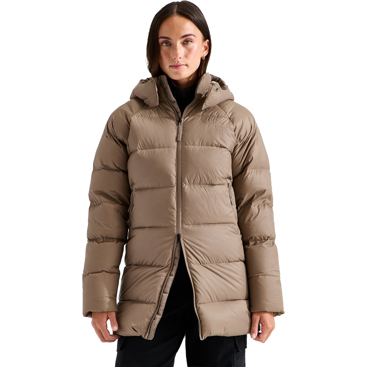 Image of The North Face Hydrenalite City Down Hooded Parka - Women's Garnet, XXL