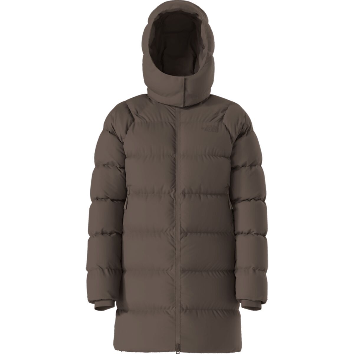 Image of The North Face Hydrenalite City Down Hooded Parka - Women's Smokey Brown, XL