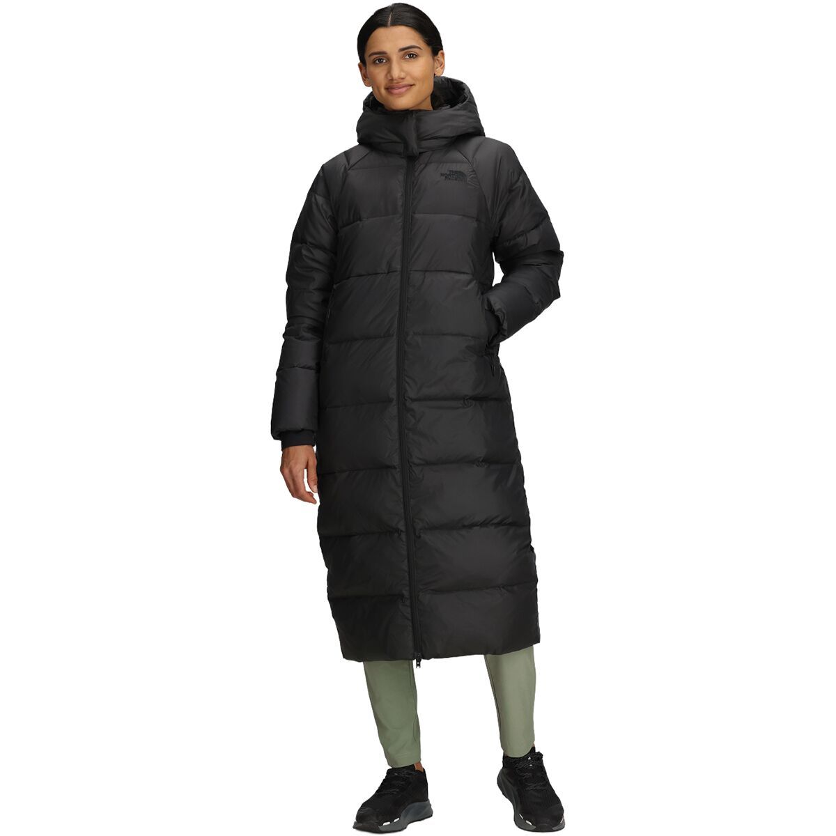 Image of The North Face Hydrenalite City Long Down Hooded Parka - Women's TNF Black, M