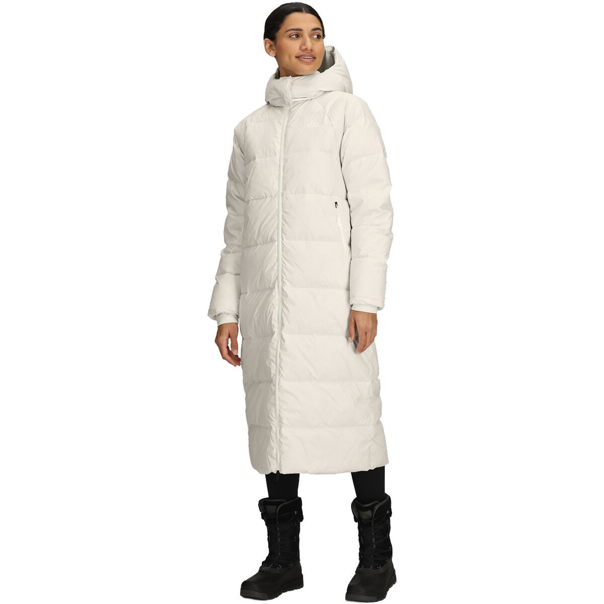 The North Face Hydrenalite City Long Down Hooded Parka - Women's White Dune, XS