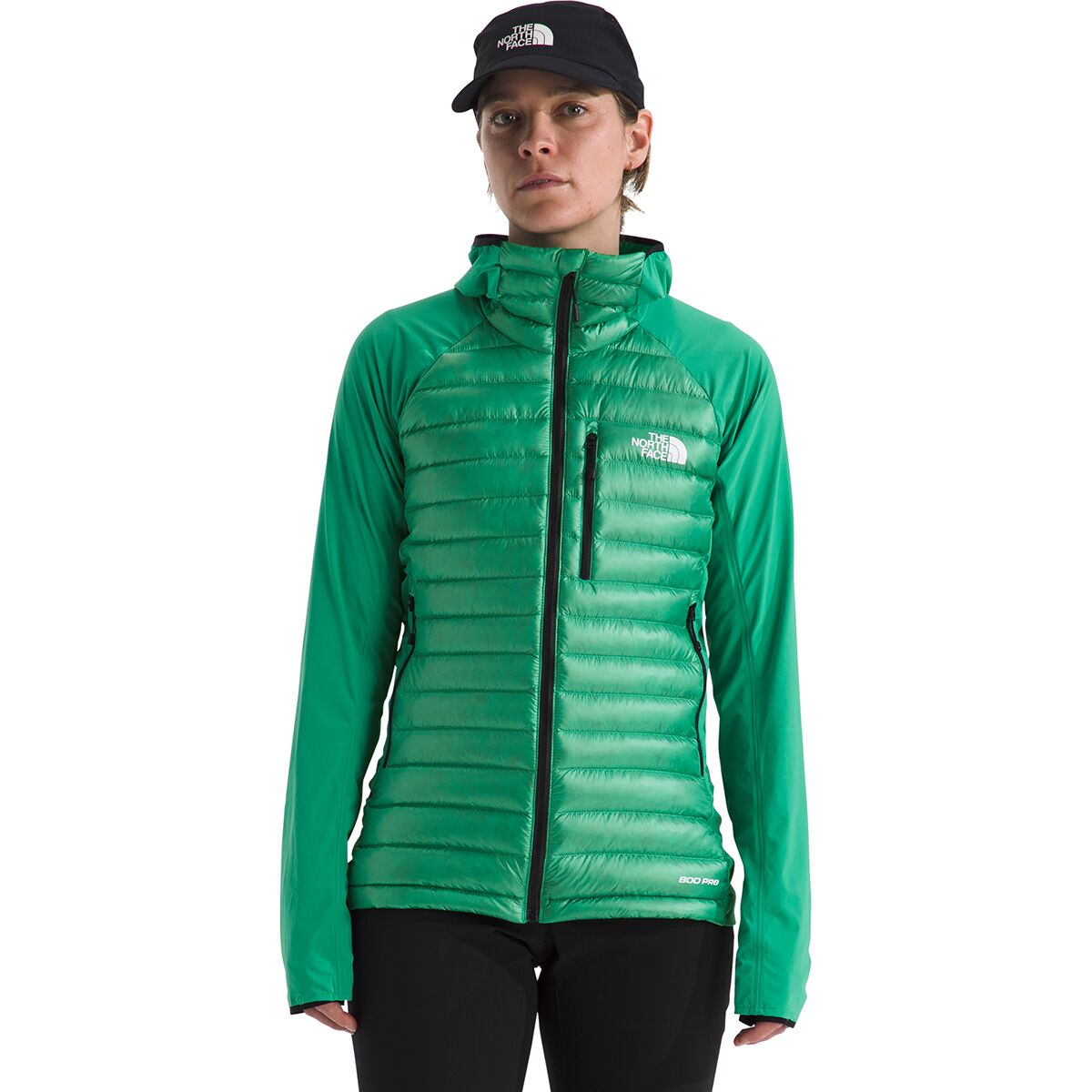 Image of The North Face Summit Breithorn LT Hybrid Hoodie - Women's Nebula Green, S