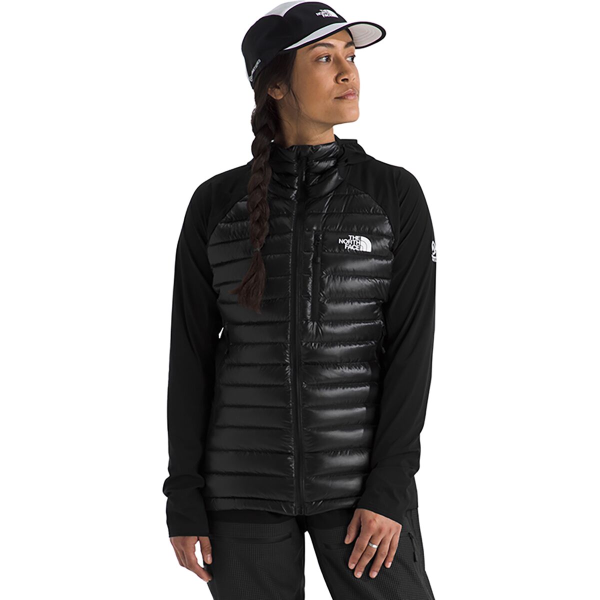 Image of The North Face Summit Breithorn LT Hybrid Hoodie - Women's TNF Black, XS