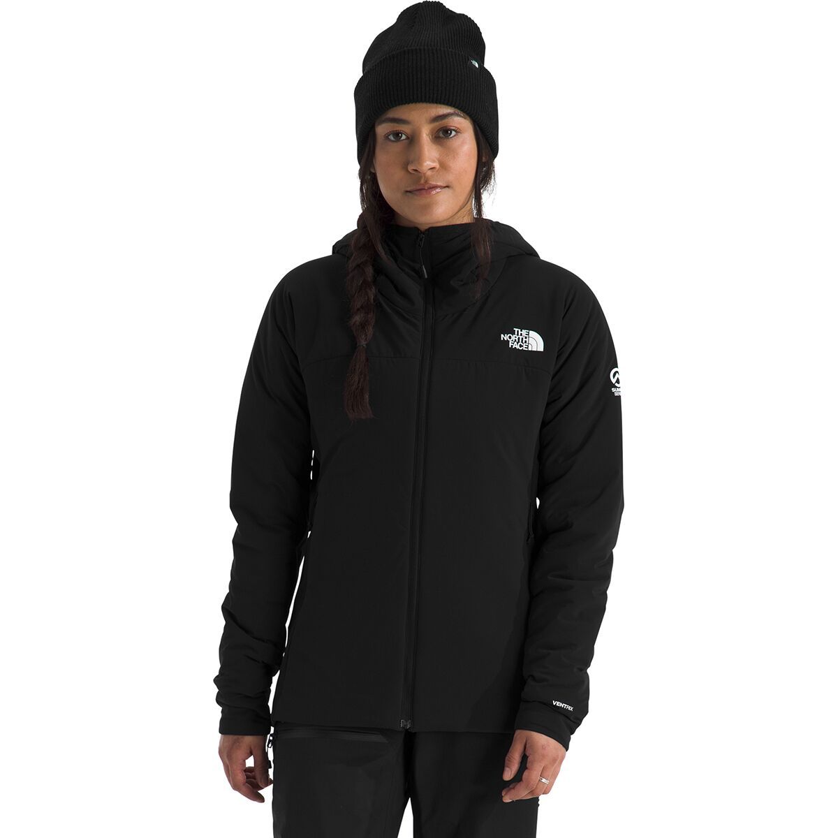 Image of The North Face Summit Casaval Hybrid Hoodie - Women's TNF Black, S