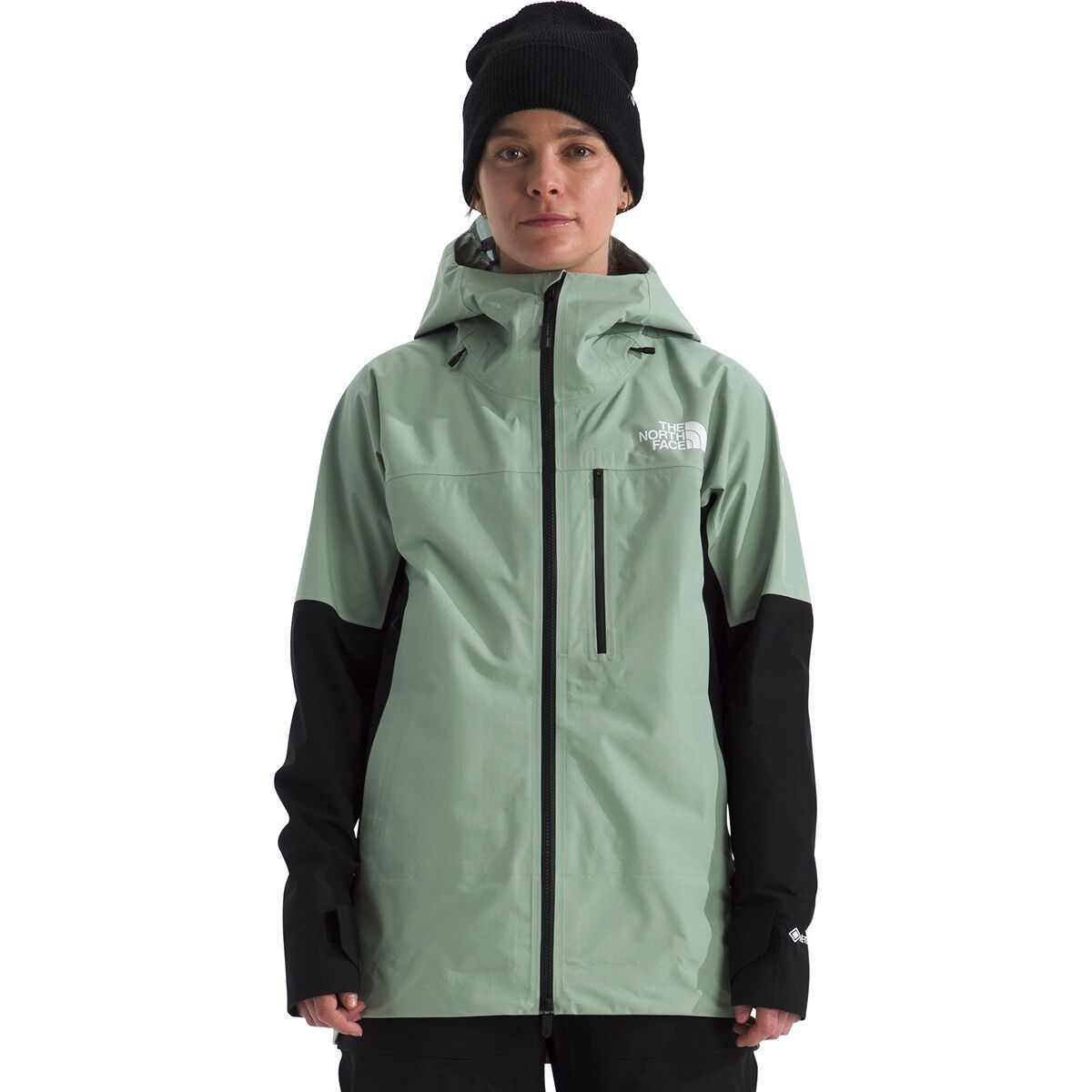 Image of The North Face Summit Eastwall GTX Jacket - Women's Slate Moss/TNF Black, XS