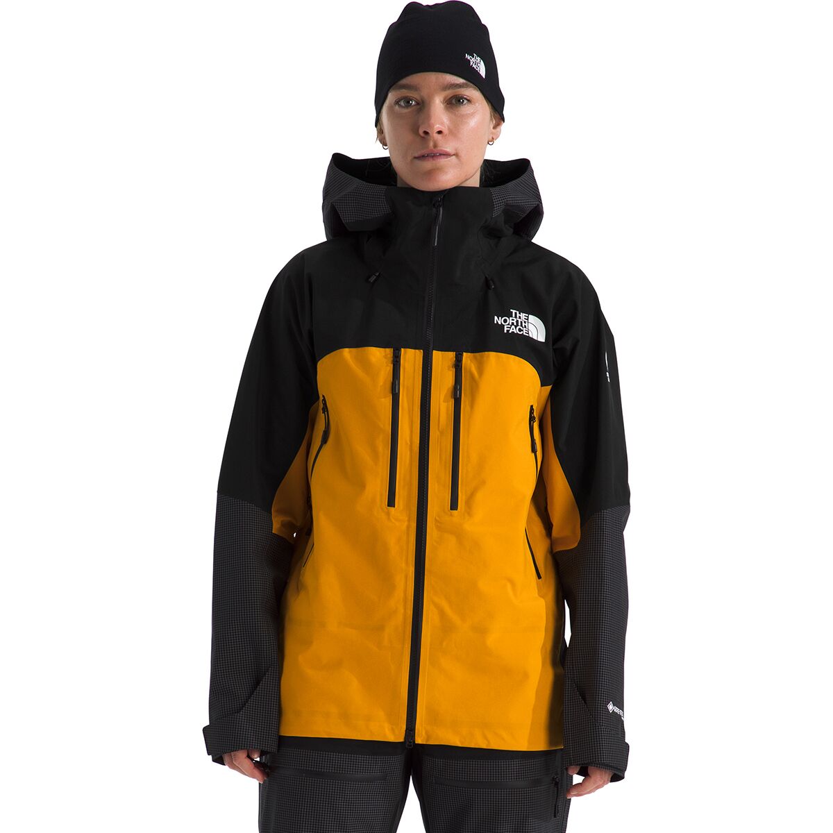 The North Face Summit Mountain GTX Pro Jacket - Women's Summit Gold/TNF Black, M
