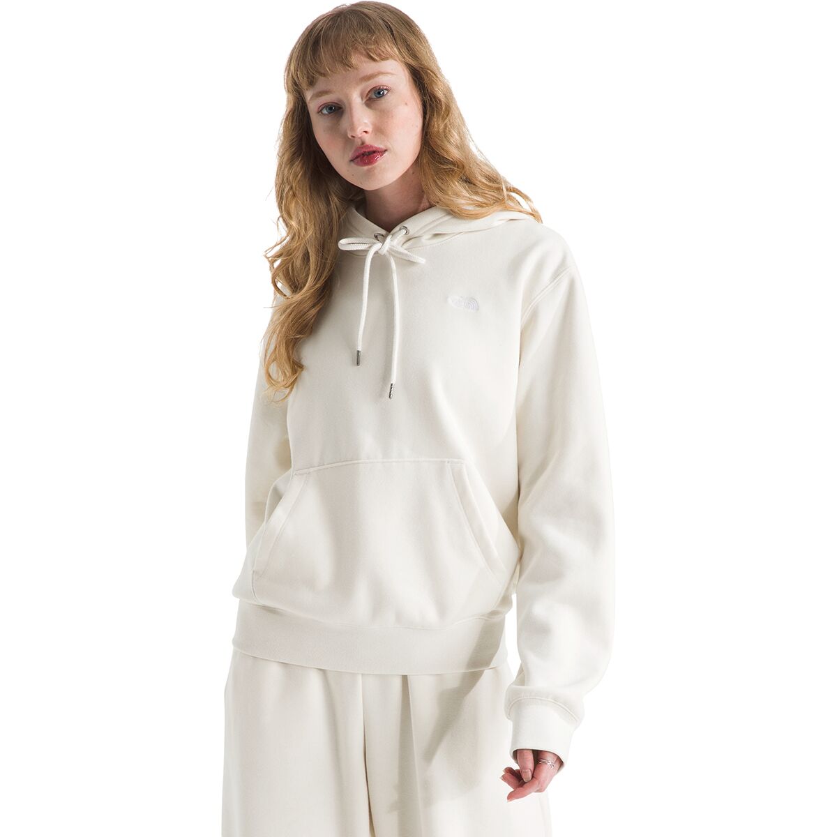 Image of The North Face TNF Essential Hoodie - Women's White Dune, XS