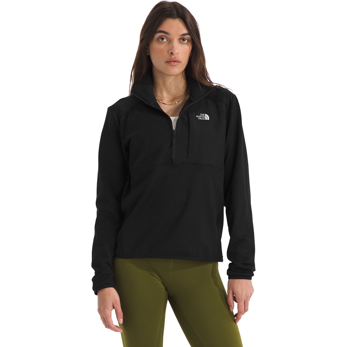 Image of The North Face TNF Performance Fleece 1/4-Zip Jacket - Women's TNF Black, L