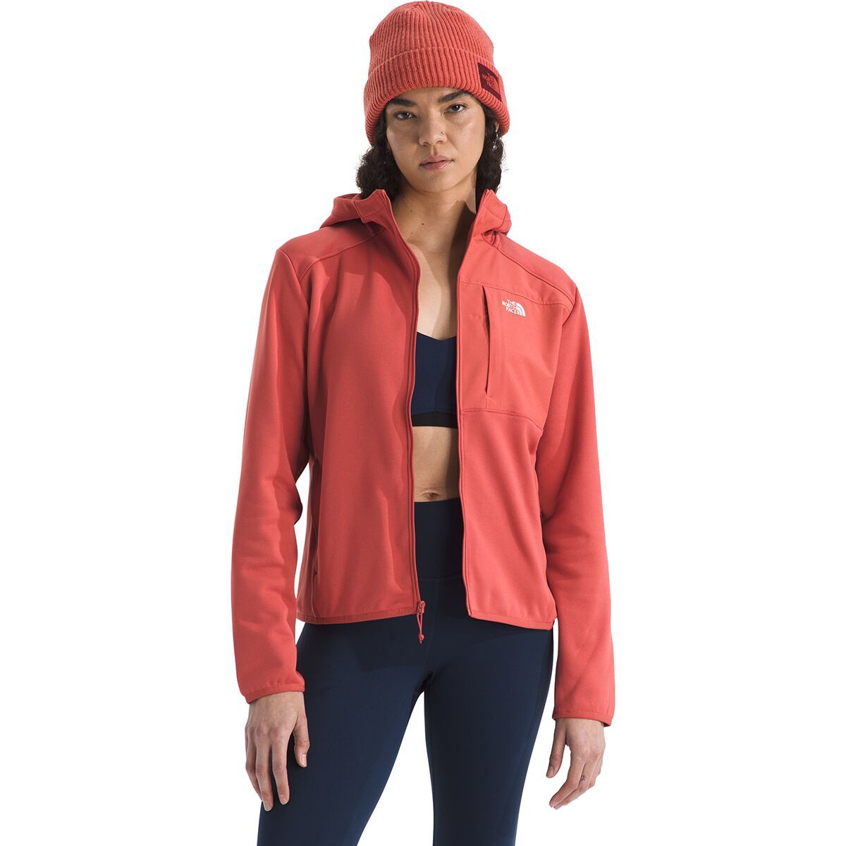 Image of The North Face TNF Performance Fleece Full-Zip Hoodie - Women's Mars Dust, S