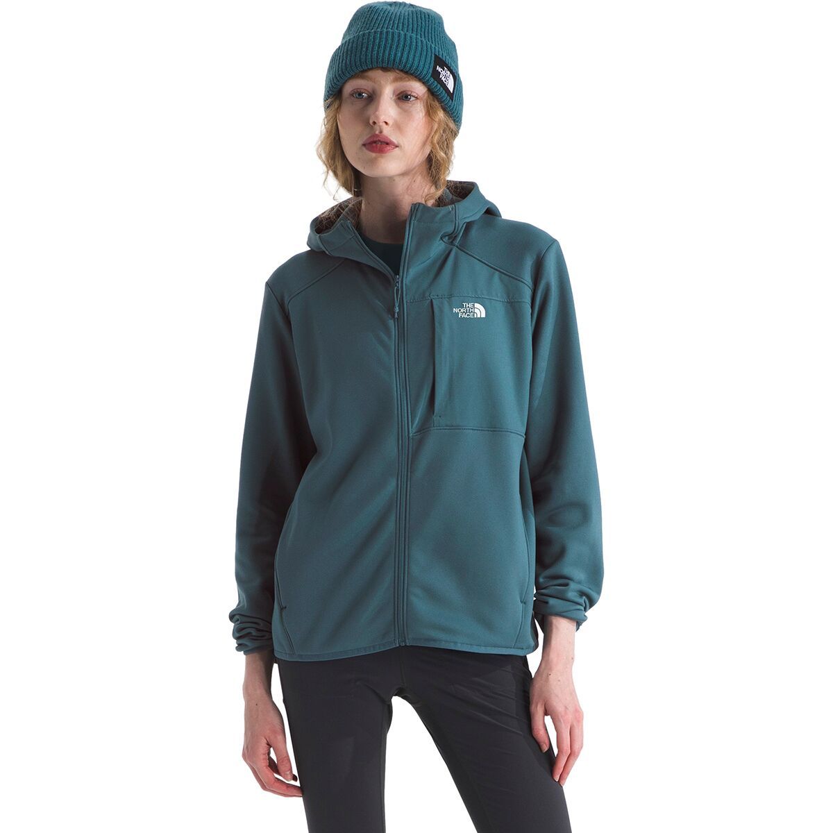 Image of The North Face TNF Performance Fleece Full-Zip Hoodie - Women's Space, XL