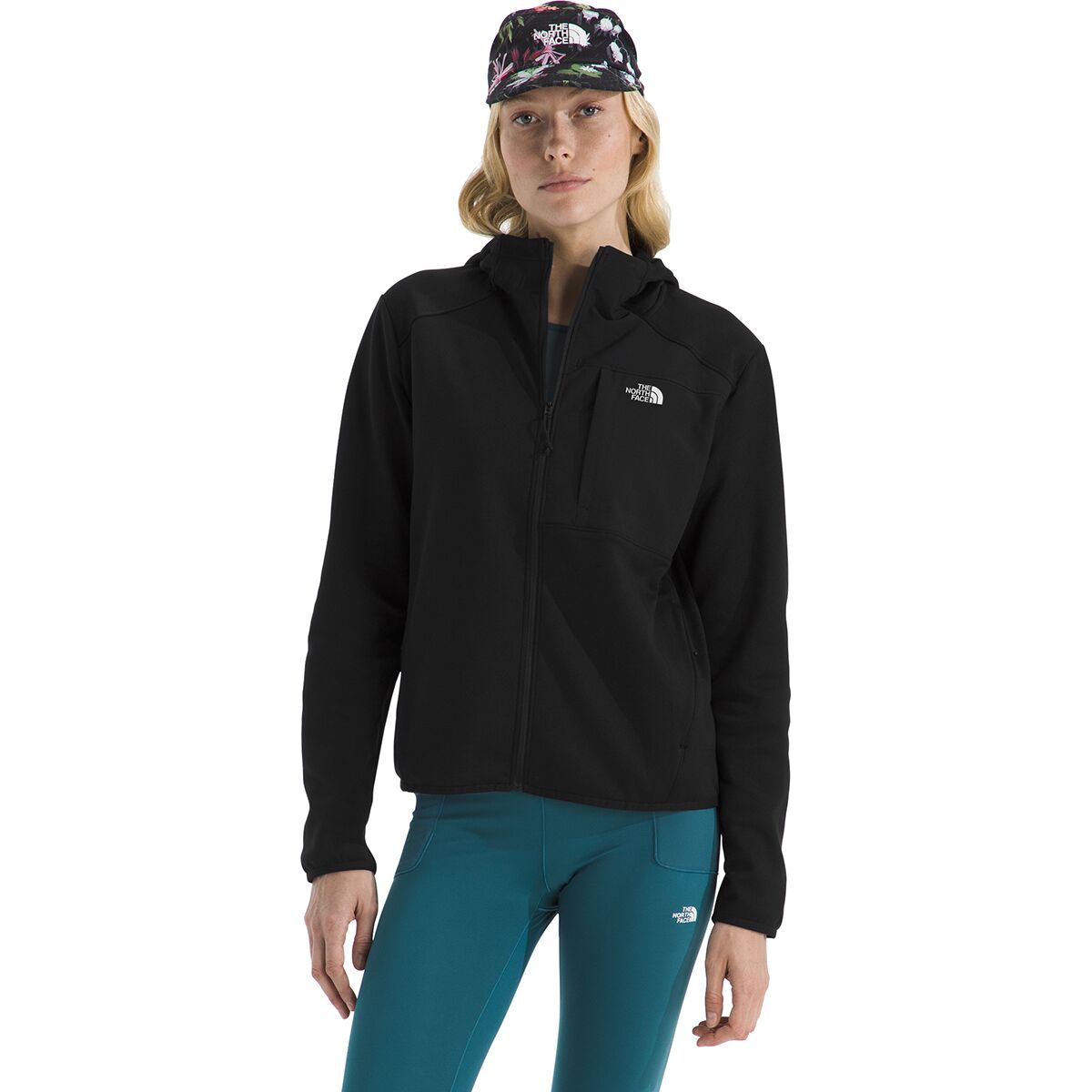 Image of The North Face TNF Performance Fleece Full-Zip Hoodie - Women's TNF Black, XXL