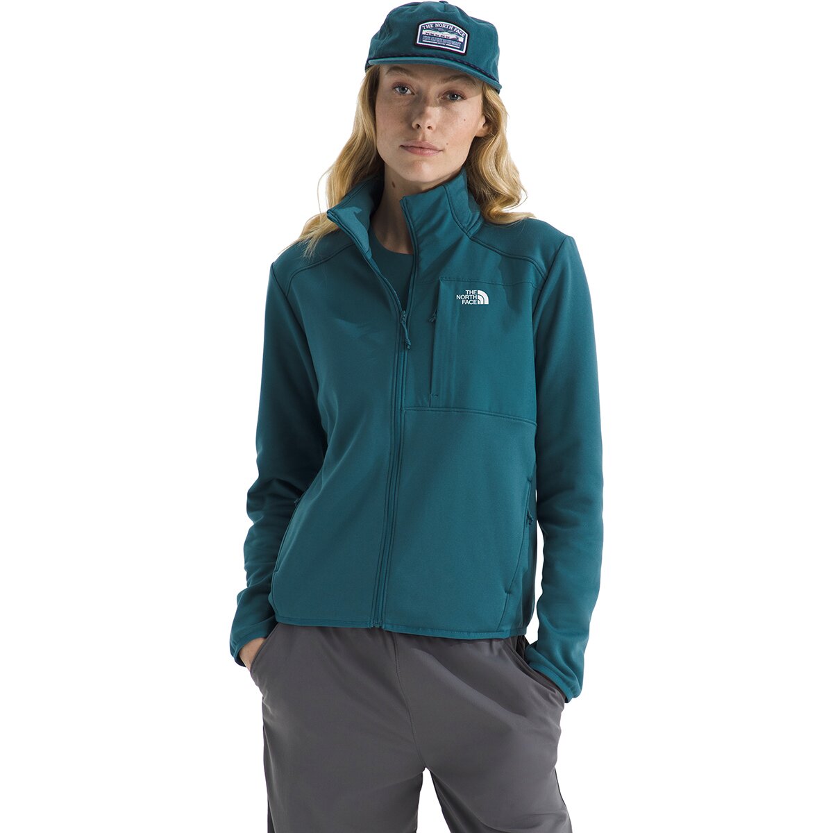 Image of The North Face TNF Performance Fleece Full-Zip Jacket - Women's Space, XXL