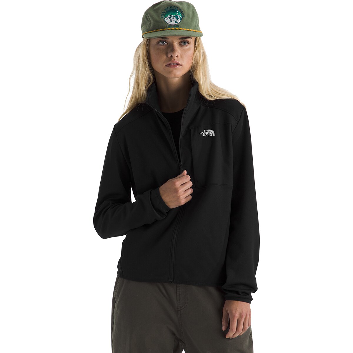 The North Face TNF Performance Fleece Full-Zip Jacket - Women's TNF Black, XXL