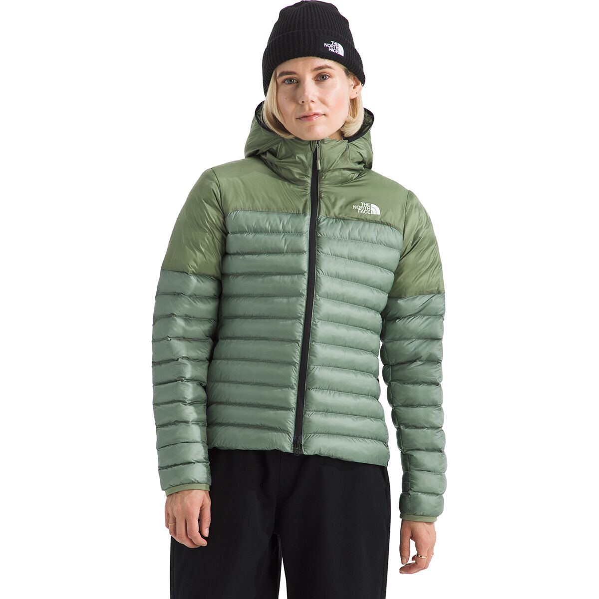 Image of The North Face Terra Peak Hoodie - Women's Slate Moss/Bark Mist, XL