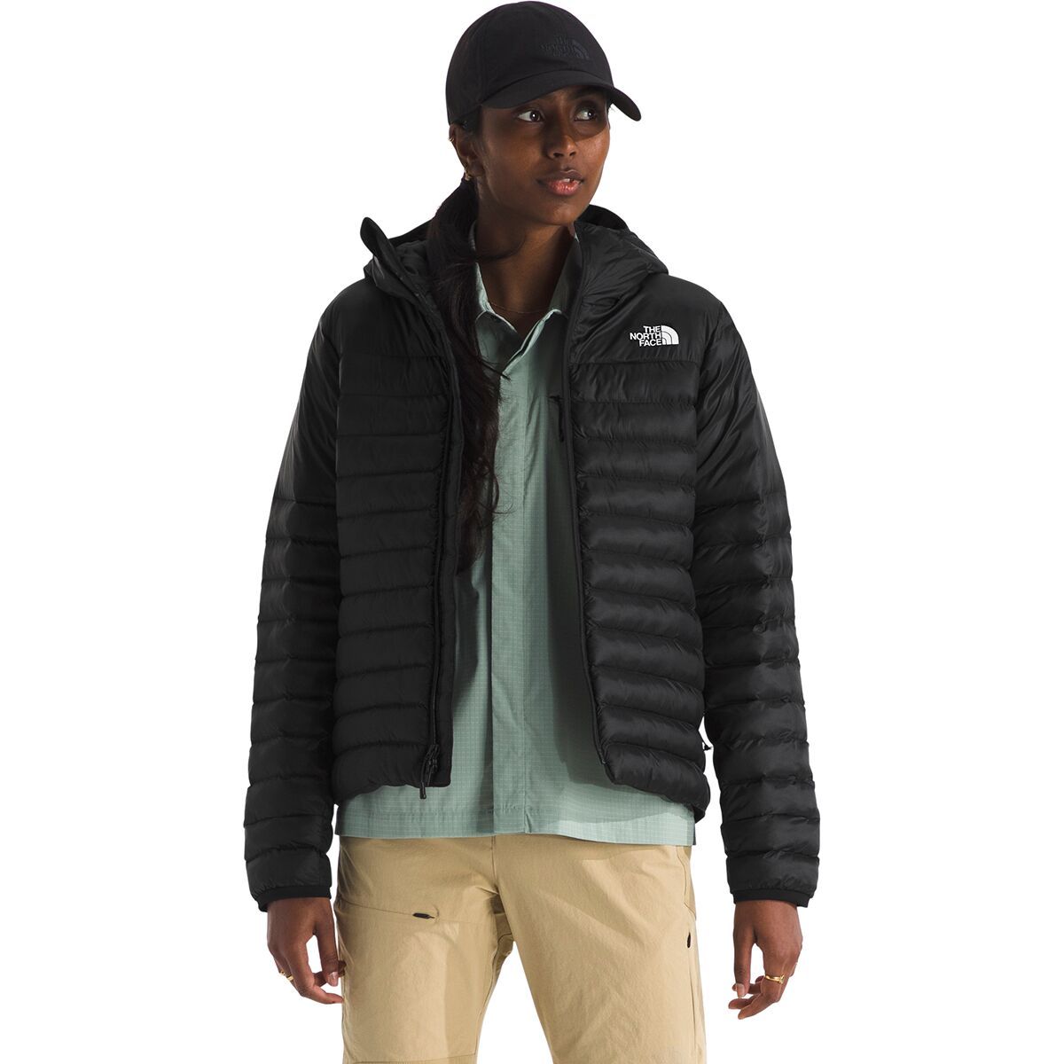 The North Face The North Face Terra Peak Hoodie - Women's Slate Moss/Bark Mist, XS