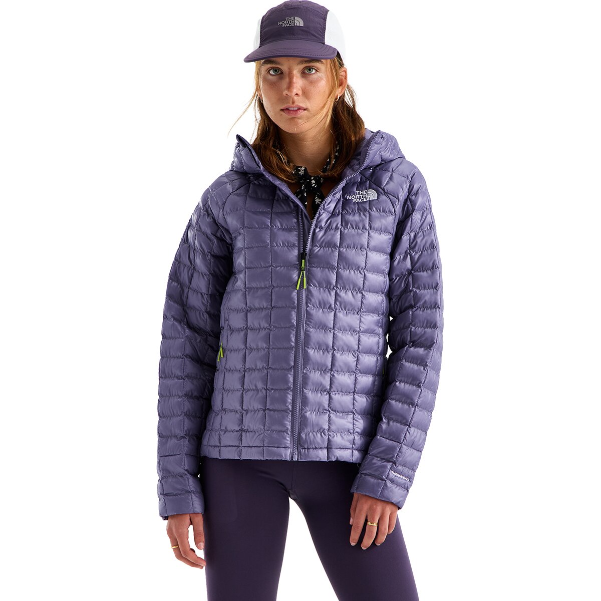 Image of The North Face ThermoBall Hooded Jacket - Women's Grounded Plum, M