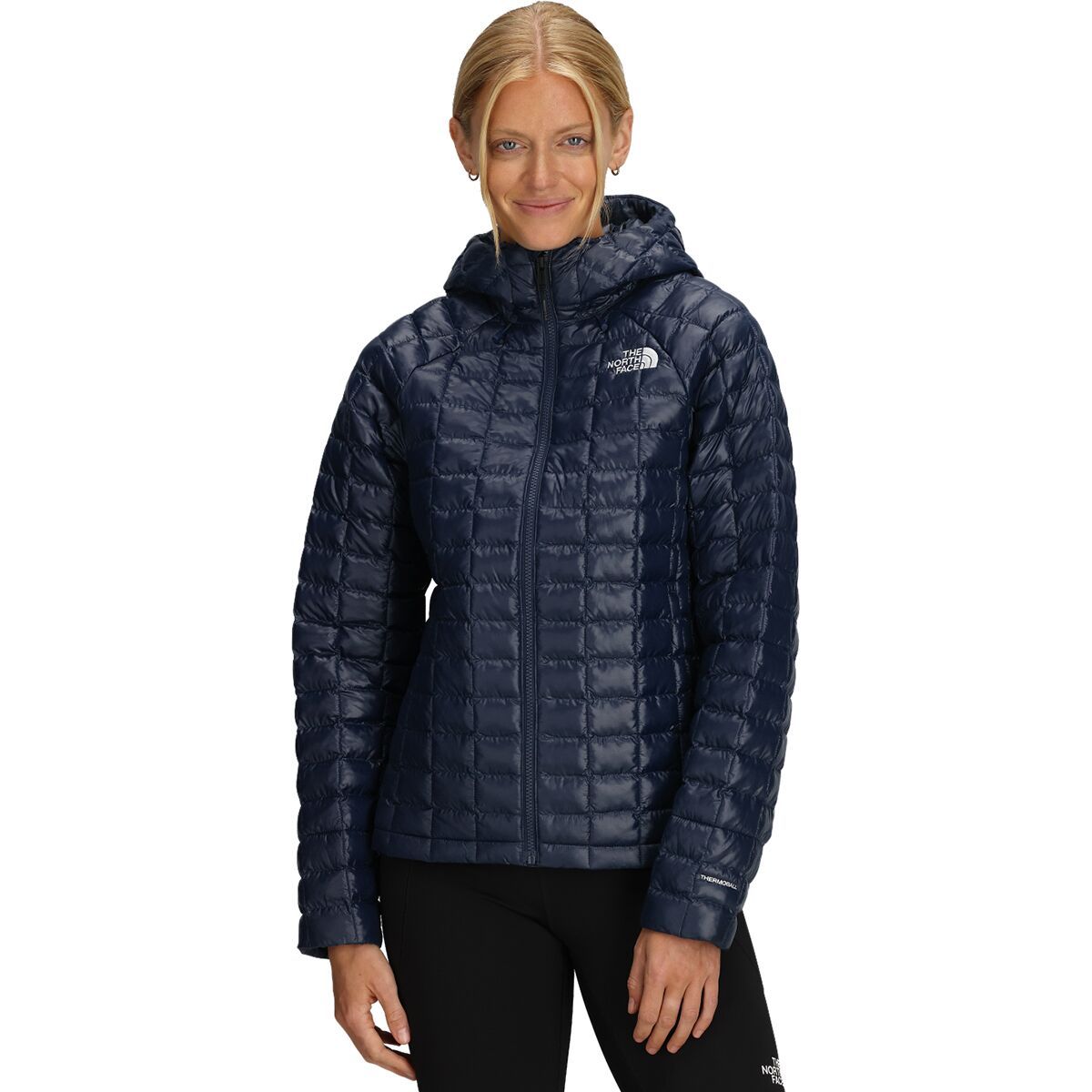 Image of The North Face ThermoBall Hooded Jacket - Women's Summit Navy, XS