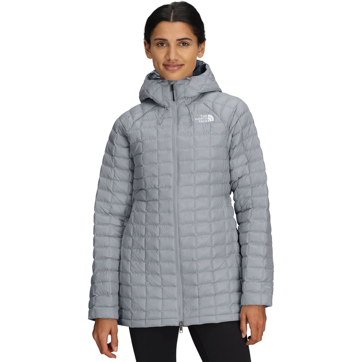 Image of The North Face ThermoBall Hooded Parka - Women's Blue Flax, XS