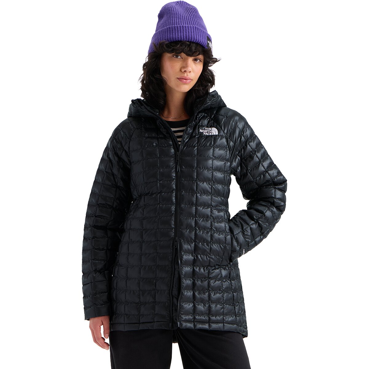 Image of The North Face ThermoBall Hooded Parka - Women's TNF Black/TNF Black, XL