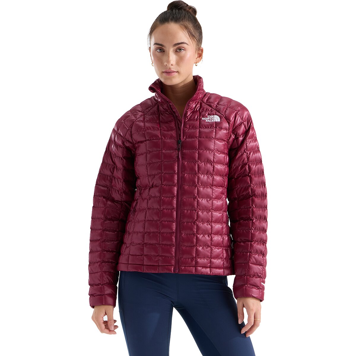 Image of The North Face ThermoBall Jacket - Women's Burgundy Crush, XS