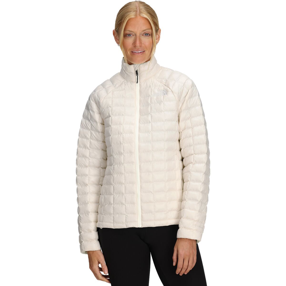 Image of The North Face ThermoBall Jacket - Women's White Dune, XS