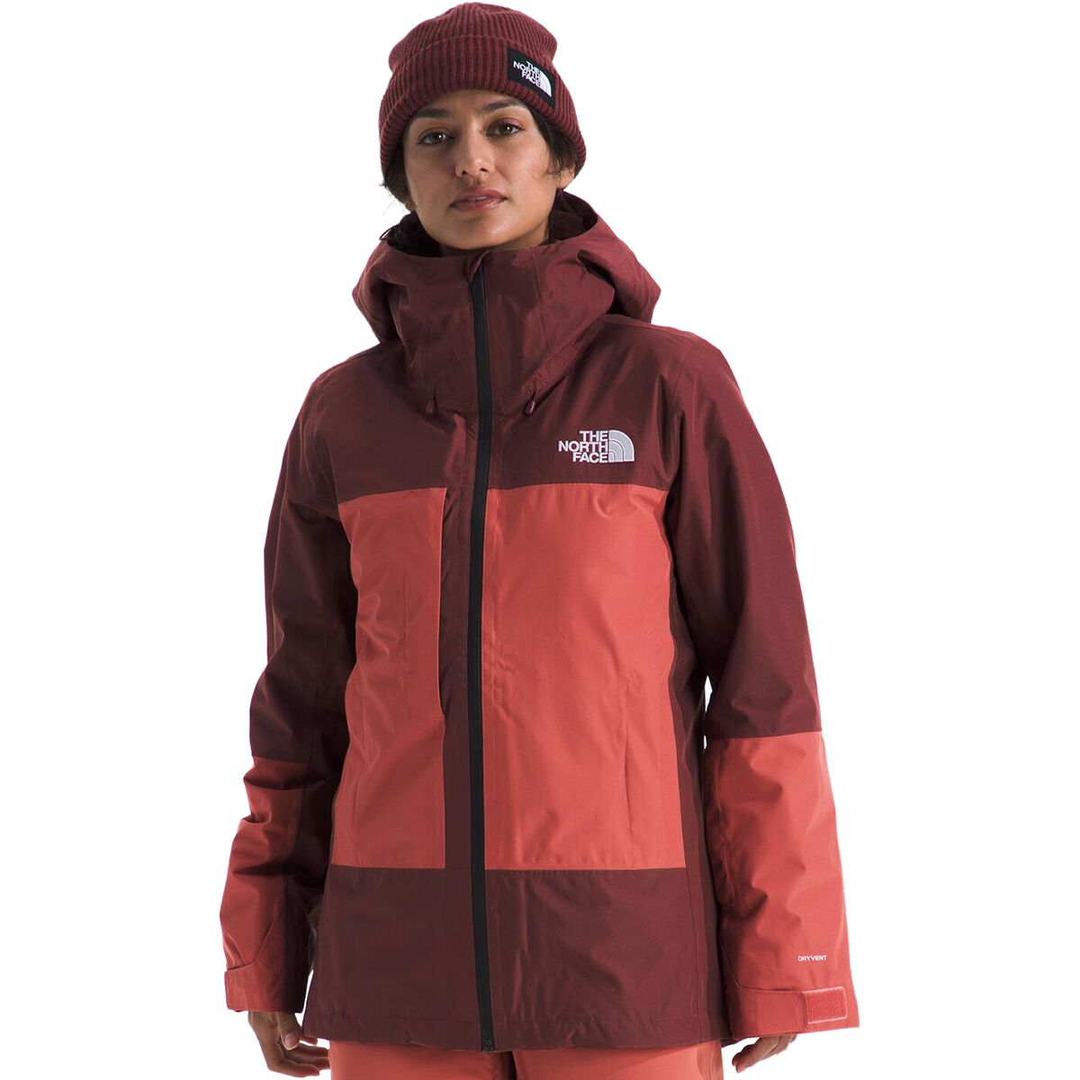 Image of The North Face ThermoBall Snow Triclimate Jacket - Women's Sumac/Mars Dust, XXL