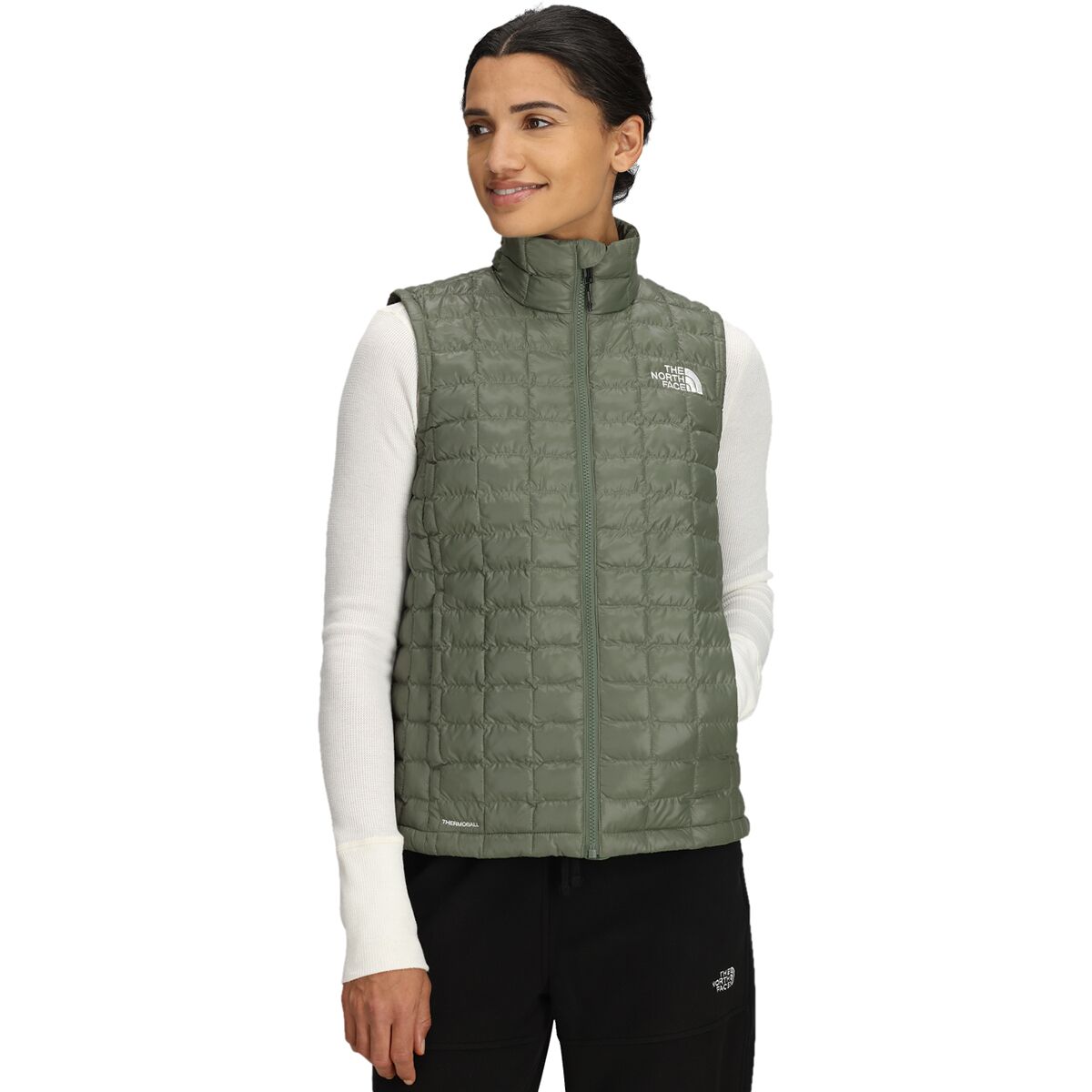Image of The North Face ThermoBall Vest - Women's Bark Mist, XS