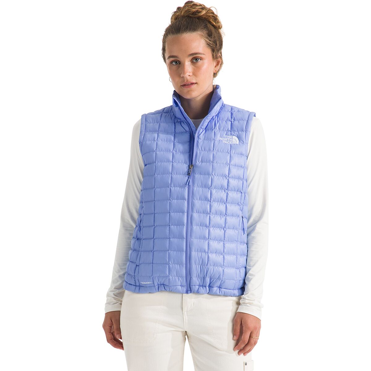Image of The North Face ThermoBall Vest - Women's Periwinkle Glow, S
