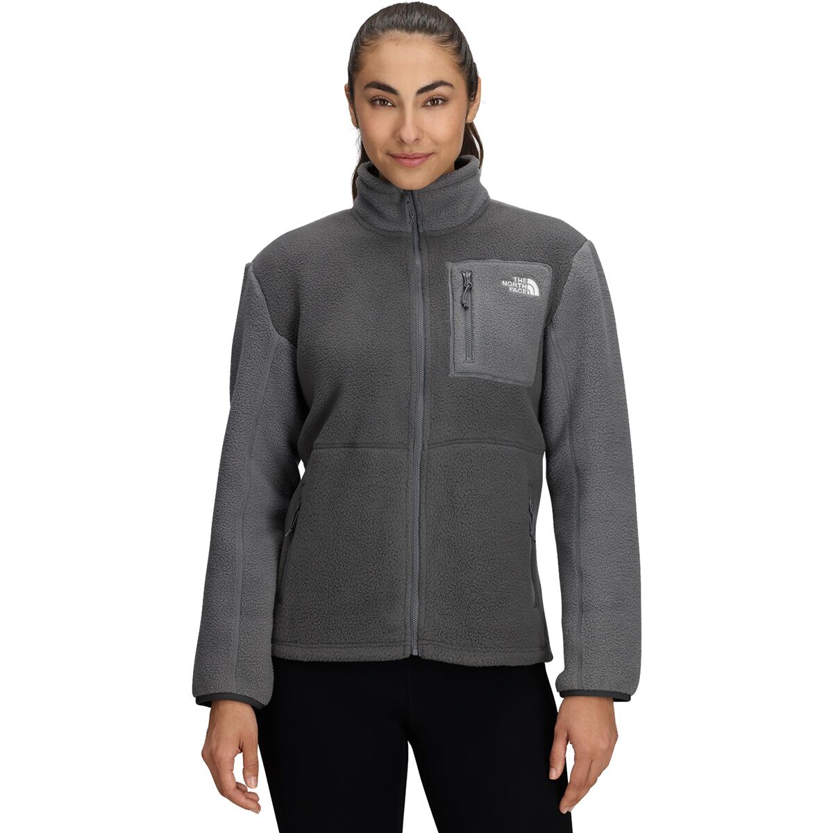 Image of The North Face Yumiori Full-Zip Jacket - Women's Anthracite Grey/Smoked Pearl, S